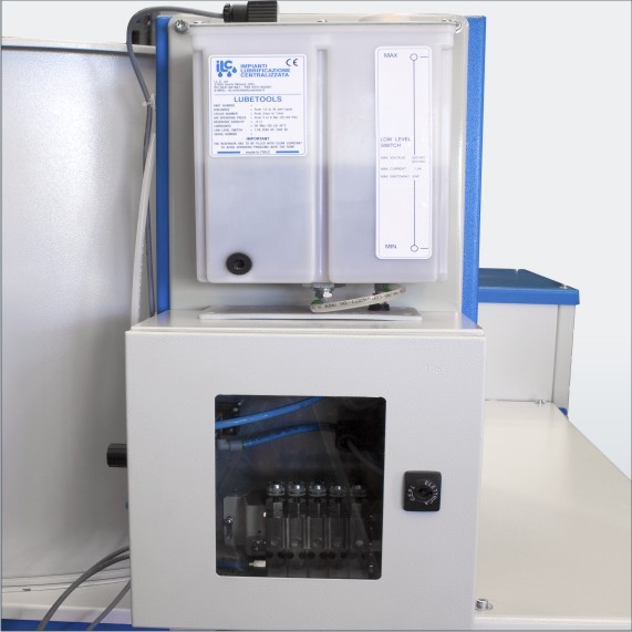 Sistema de lubricación neumática con 3 boquillas - CO.MA.FER. Macchine SRL